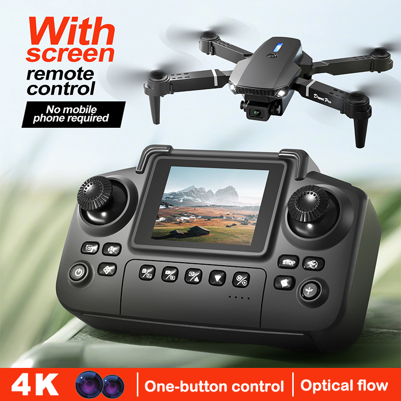 Eachine Drone E58 - รีโมทคอนโทรลโดรนรุ่นใหม่ E88 E99 พร้อมหน้าจอ กล้องคู่ ระบบระบุตำแหน่งด้วยออปติคอลโฟลว์
