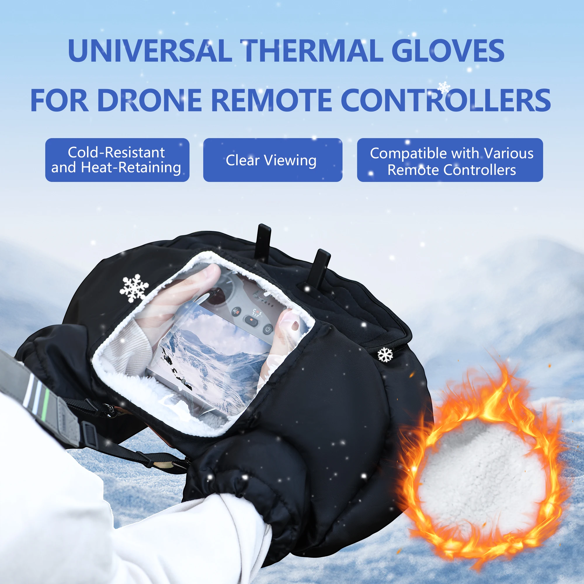 ถุงมือกันหนาวสำหรับนักบินโดรน - Dji Drone Air 3 บทวิจารณ์และราคา