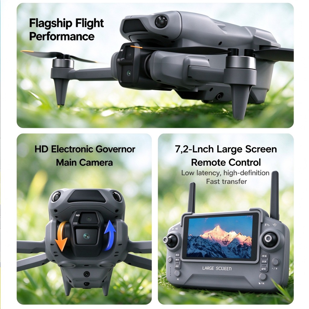 โดรนรุ่นใหม่ LF682 MAX GPS พร้ - Drone Gimbal Case บทวิจารณ์และราคา