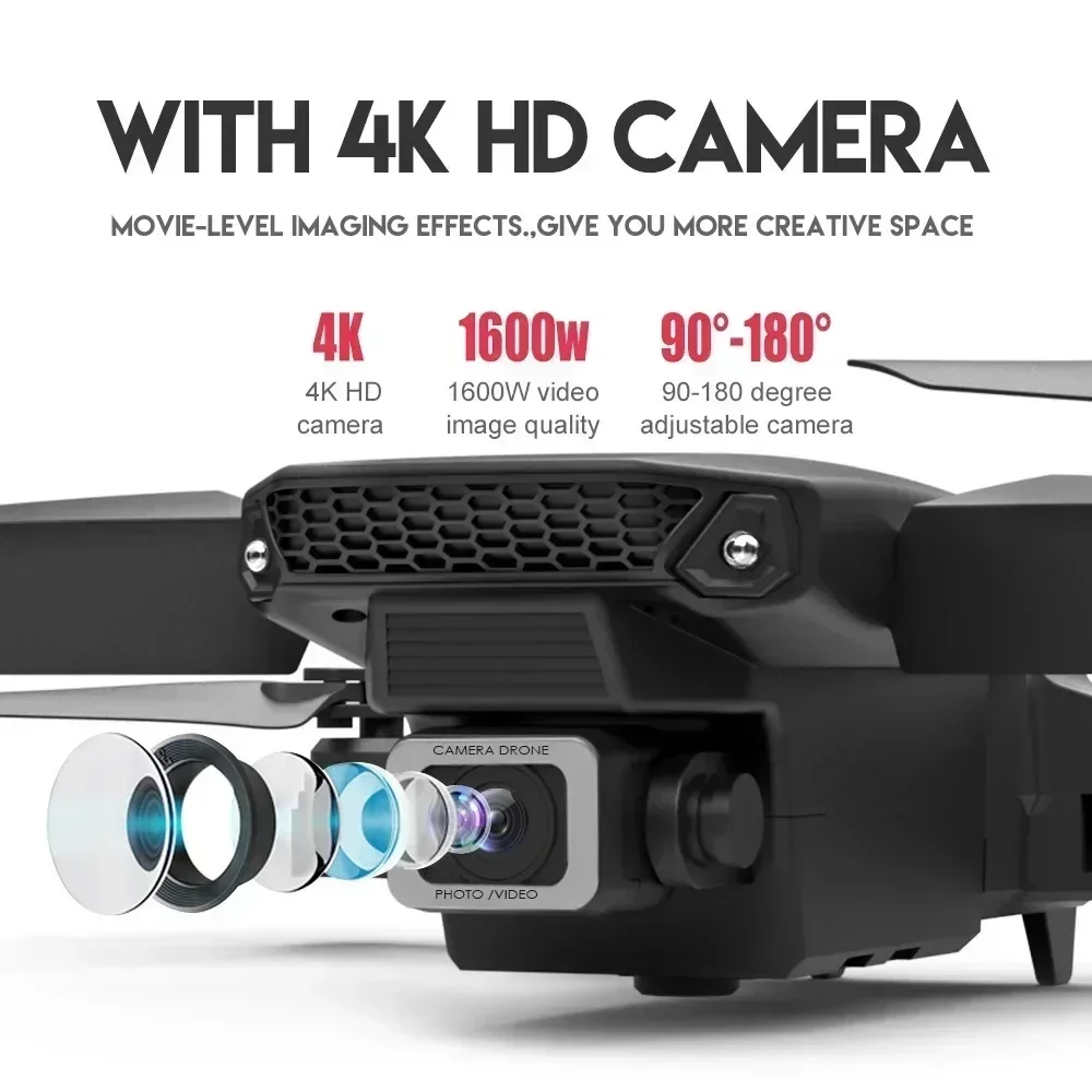 โดรน 4K E88Pro พร้อมกล้อง HD ค - Eachine Drone E58 บทวิจารณ์และราคา